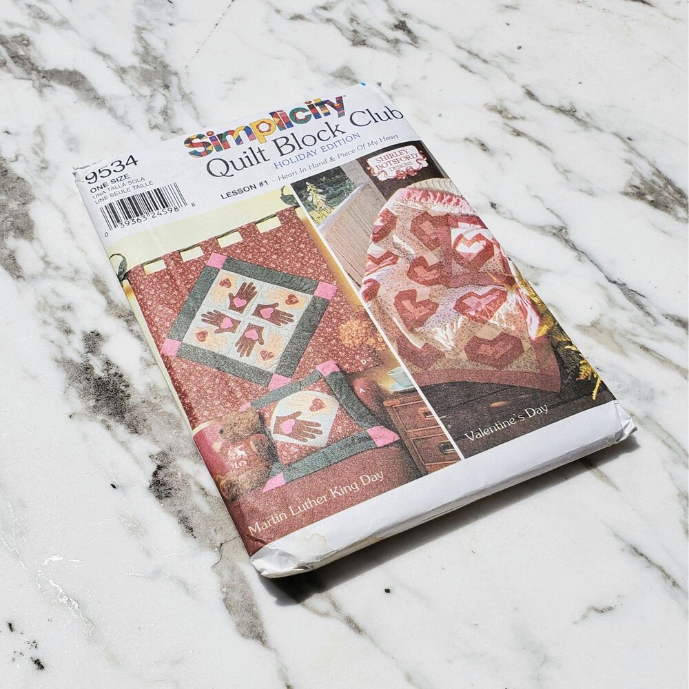 Shirley Botsford Designs Quilt Sewing Pattern - MLK Day/Valentines Day